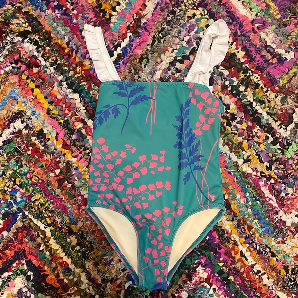 Pink chicken swimsuit